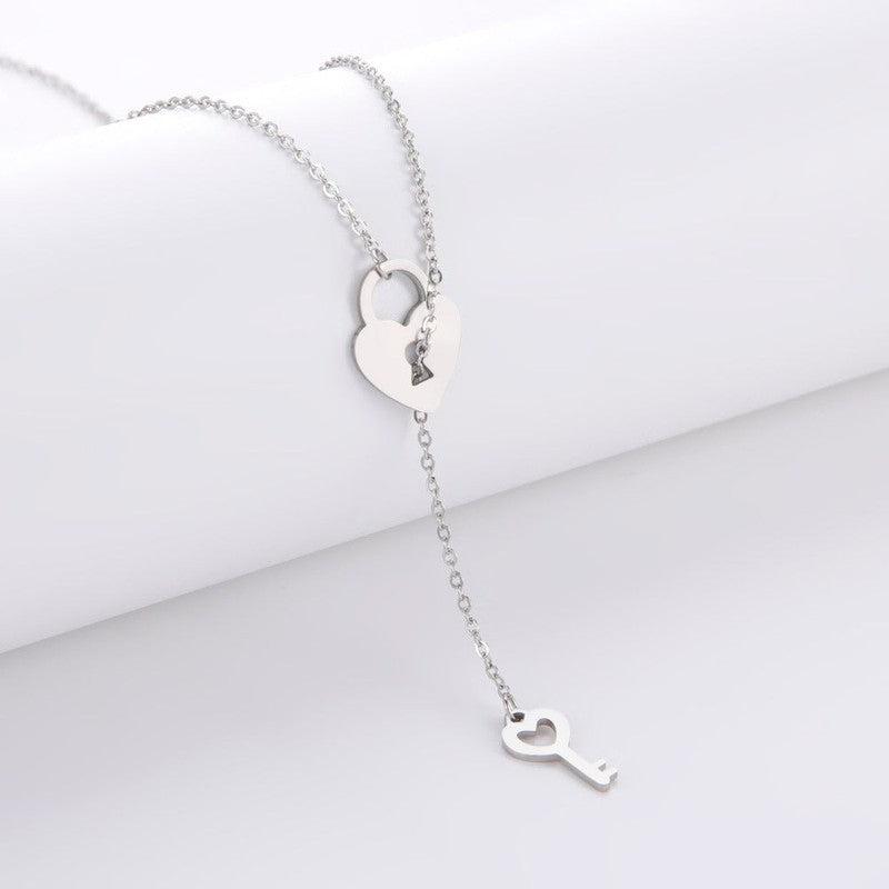 Cheky - Fashion Love Pendant Stainless Steel Necklace