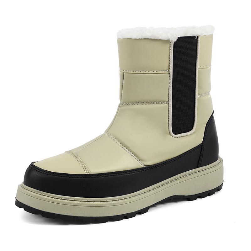 Cheky - Snow Boots Women's Short Warm Velvet Padded Thickened