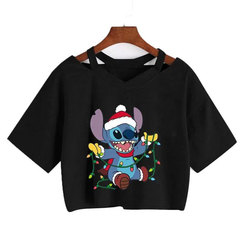 Cheky - Stitch Manga Crop Top