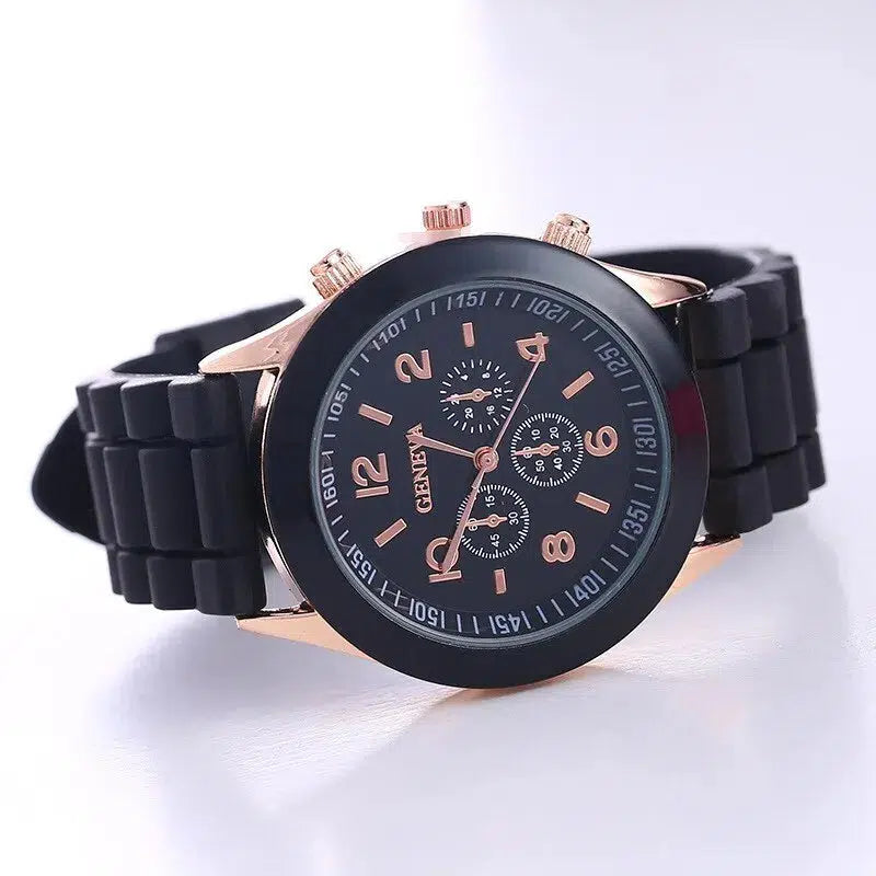 Cheky - Women Watches New Fashion Luxury Brand Women's Watch Silicone Strap Quartz Wrist Watch For Female Relogio Feminino