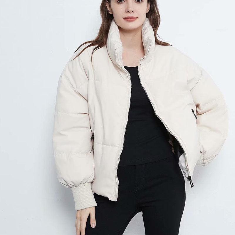 Cheky - Fashion Temperament Loose Cotton Jacket Jacket For Women