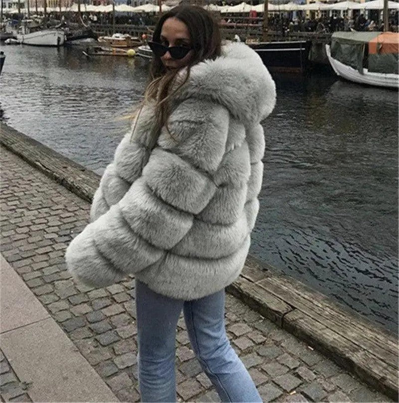 Cheky - Faux fur jacket