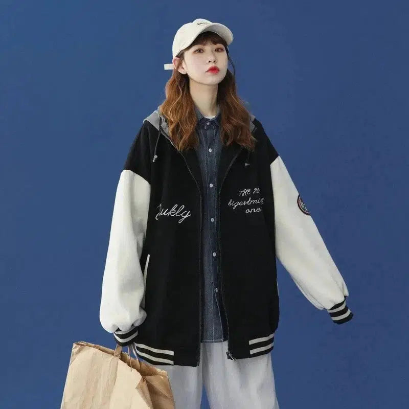 Cheky - Jacket Women's Spring And Autumn Wild Tide Brand Milk Sweet