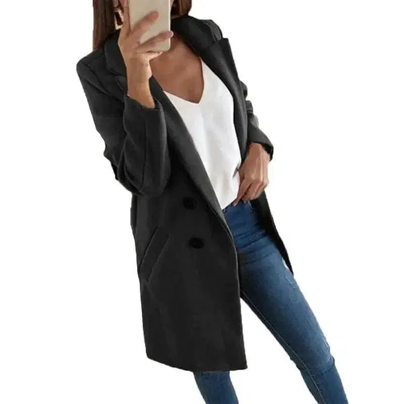 Cheky - Medium Long Wool Coat