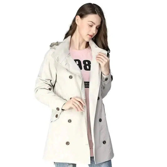 Cheky - Mid-length Windproof And Waterproof Fashion Everyday Casual