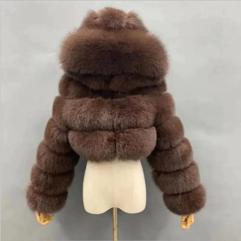 Cheky - New Winter Faux Fur Coat for Women