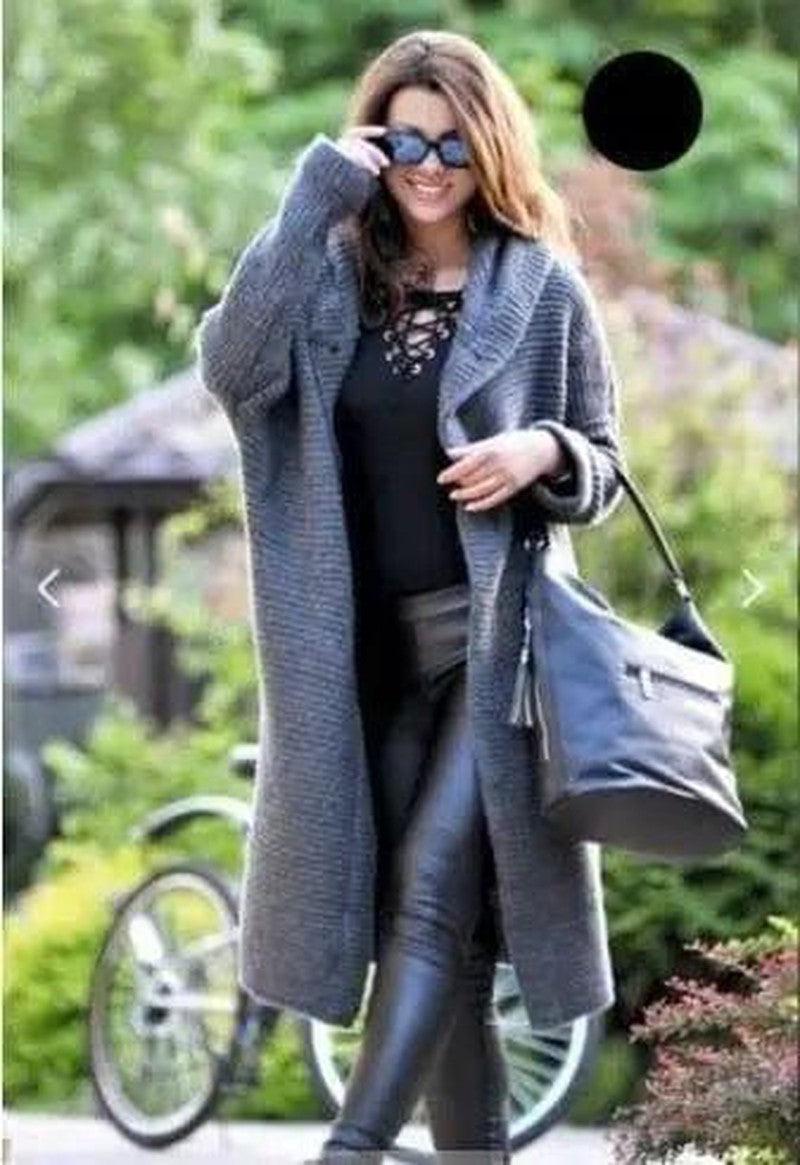 Cheky - NEW Women's Baggy Cardigan Coat Tops Ladies Chunky Knitted