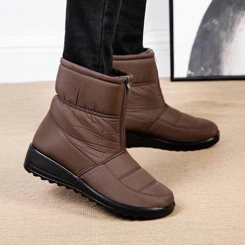 Cheky - Winter Snow Boots For Women Warm Plush Platform Boots Shoes