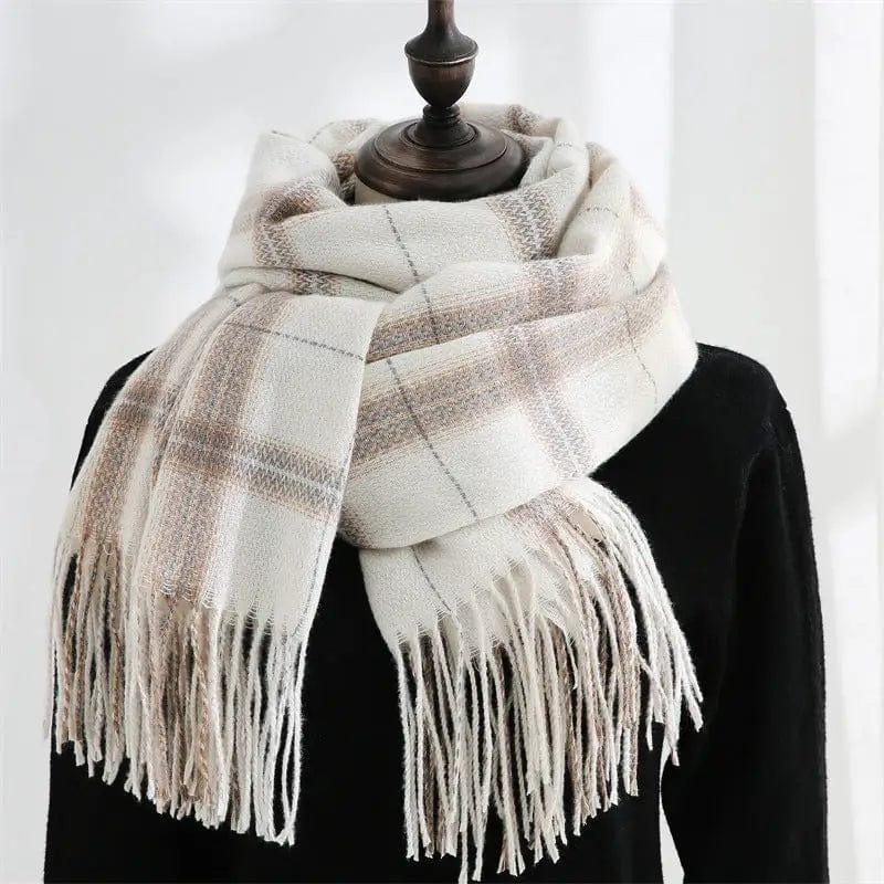 Cheky - Women's Sweet Tassel Shawl Warm Cashmere Scarf